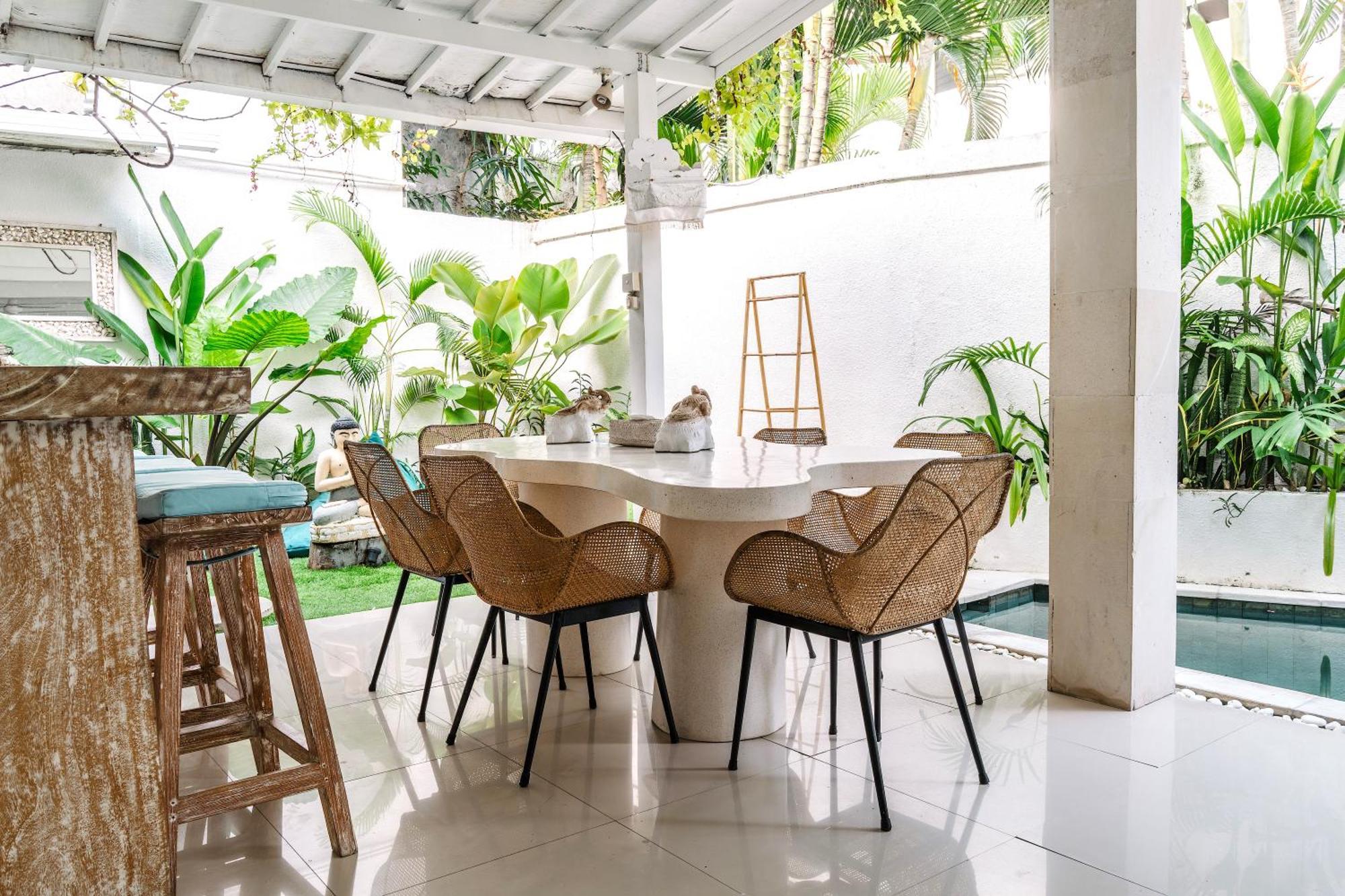 Renovated Mara Villa Double Six Beach 塞米亚克 外观 照片