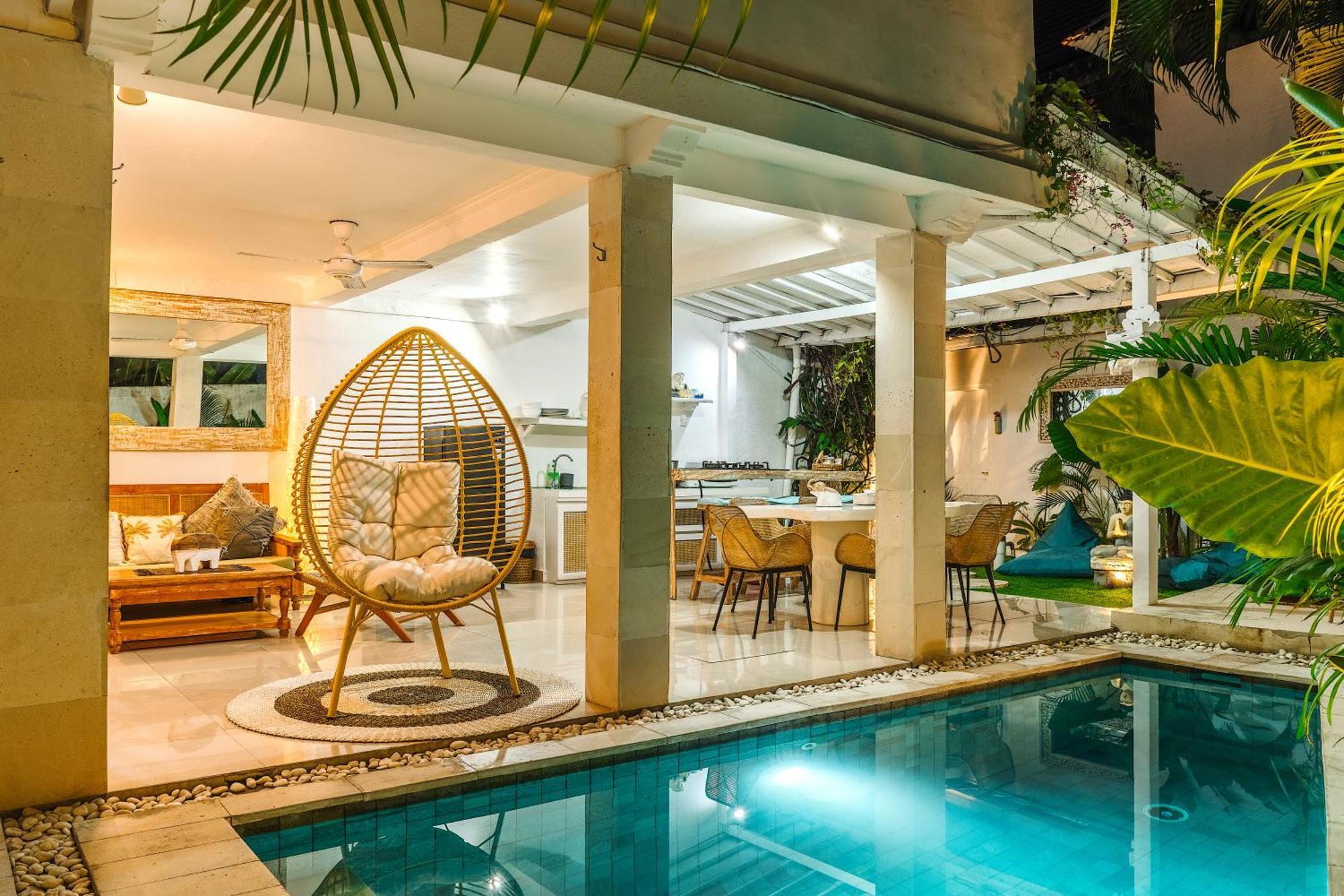 Renovated Mara Villa Double Six Beach 塞米亚克 外观 照片