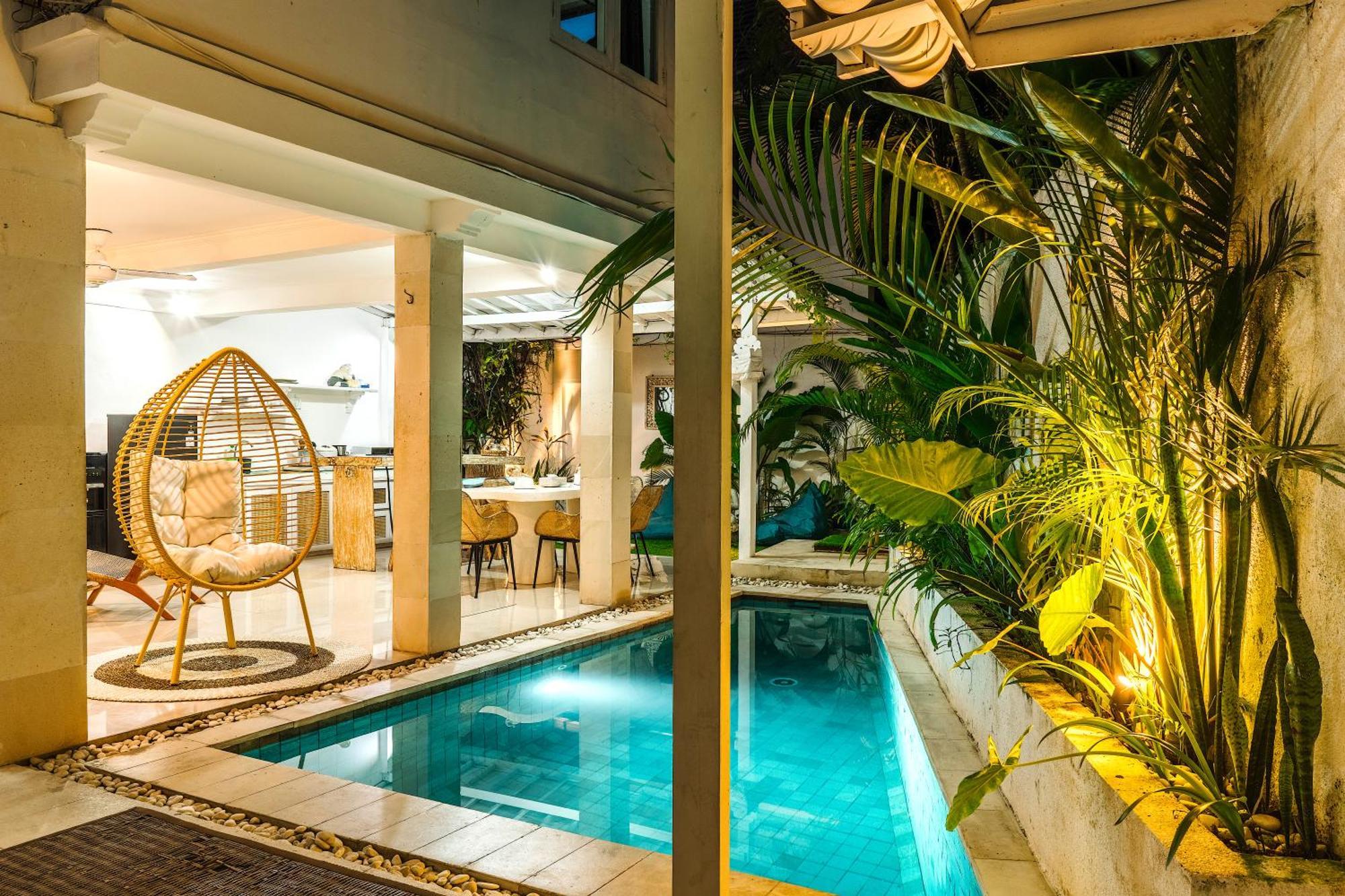 Renovated Mara Villa Double Six Beach 塞米亚克 外观 照片